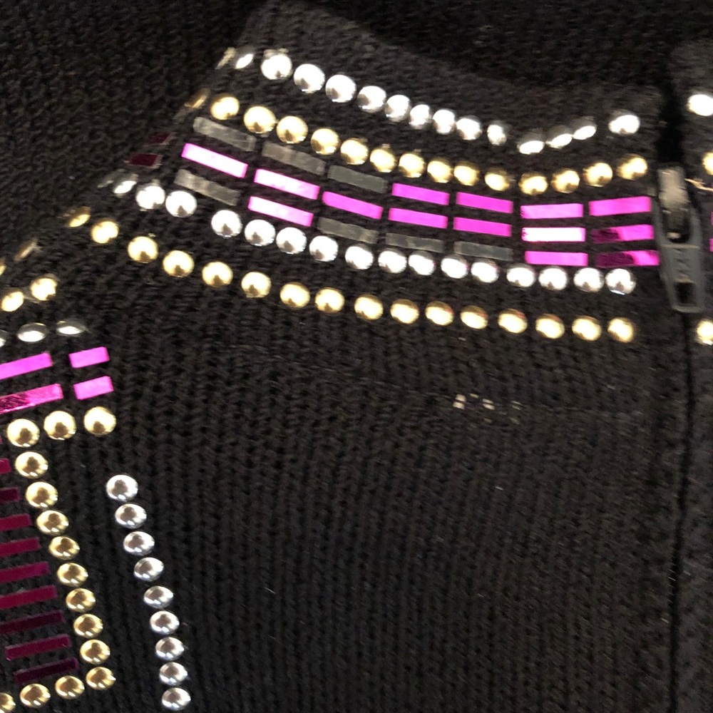Vintage 80’s St. John knit black dress size 8 - Picture 3 of 5